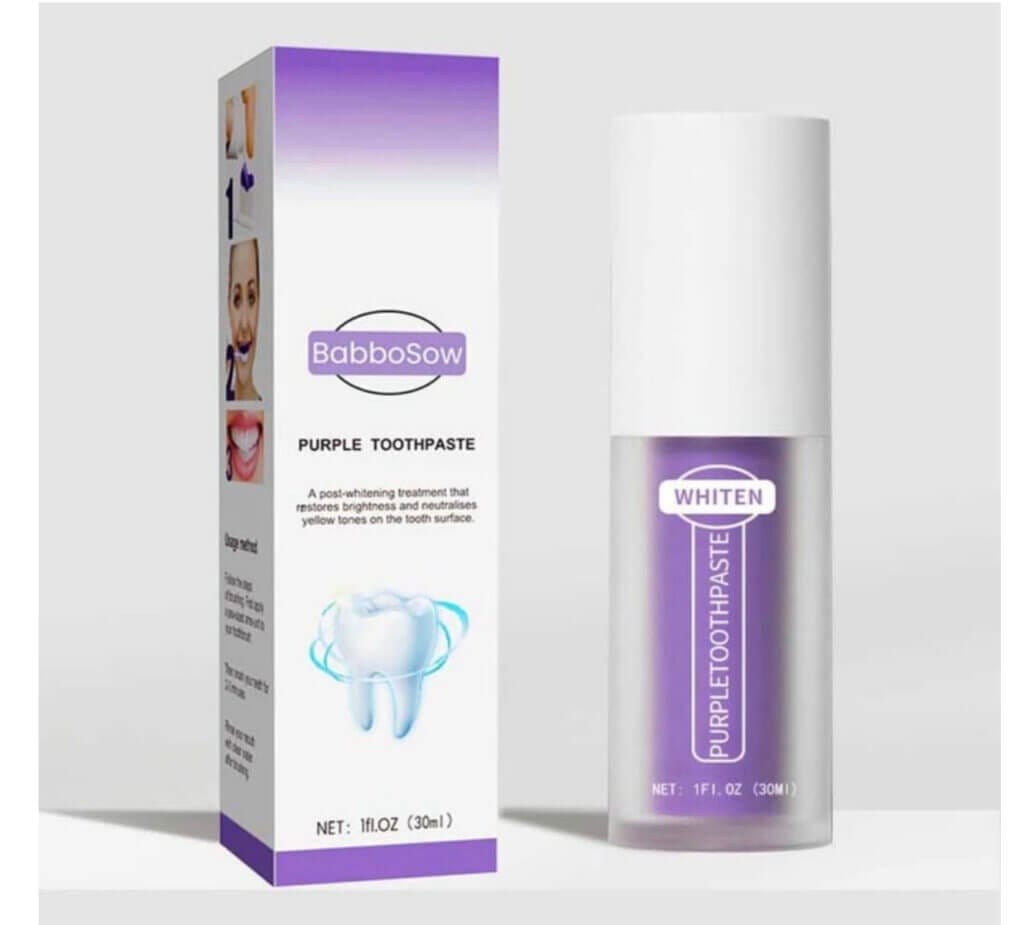 Farbkorrektur-Zahnpasta – 60% Rabatt