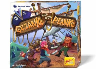 Zoch 601105159 Gezanke auf der Planke – das spannende Piratenspiel 2 bis 4 Spieler ideales Familienspiel fuer Jungen und Maedchen ab 6 Jahren