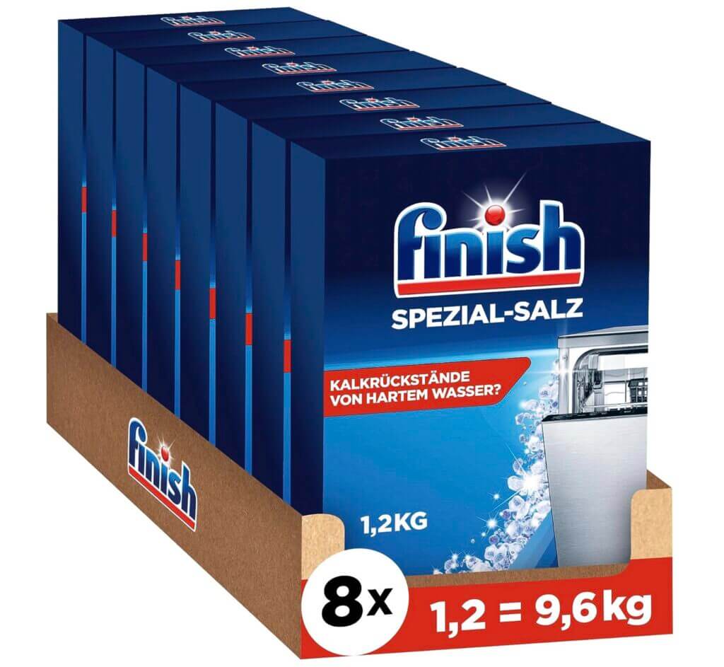 Damit deine Spülmaschine lange hält: Finish Spezial-Salz – 49% Rabatt