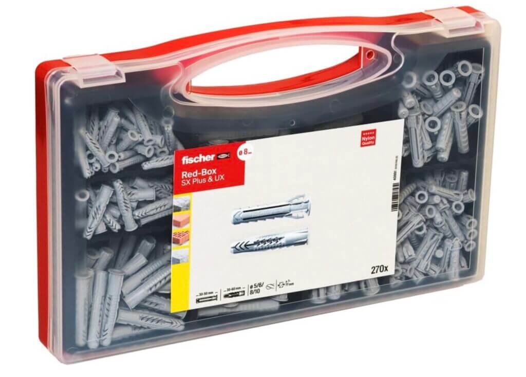 fischer RED-BOX UX / SX Plus Dübelbox – 57% Rabatt