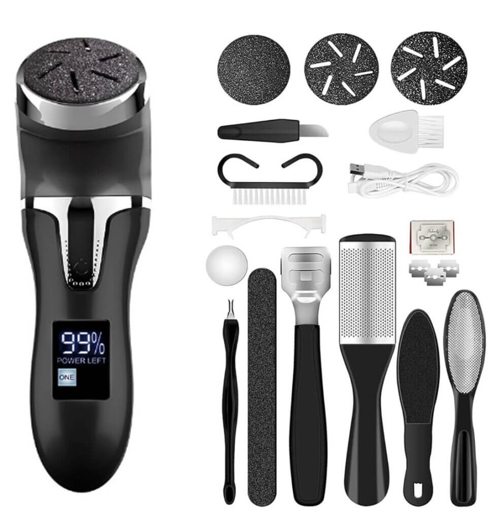 Elektrisches Fuß-Hornhautentferner-Set – 18% Rabatt