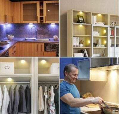 Tomshine LED Schrankleuchten – Energieeffiziente, helle Beleuchtung für Schränke. Einfach zu installieren, langlebig.