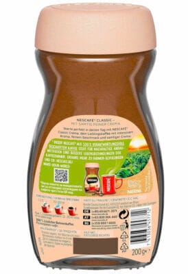 NESCAFÉ CLASSIC Crema - 22% Rabatt + 5% Spar-Abo 4 nescafe classic crema