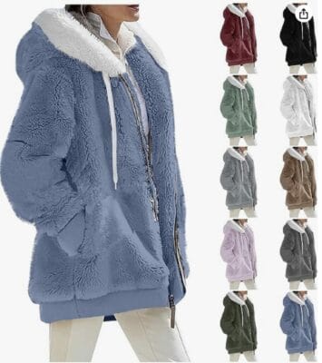 Plueschjacke