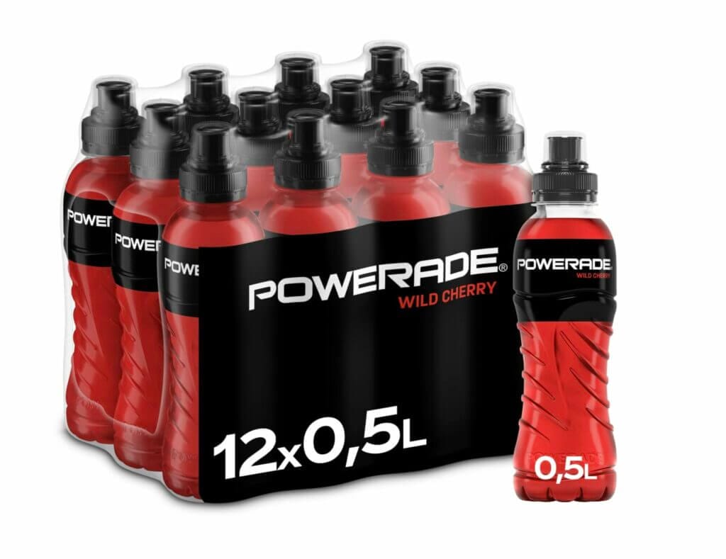 Powerade Sports Wild Cherry 12 x 500 ml – 41% Rabatt