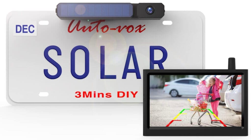 AUTO-VOX Solar Kabellos Rückfahrkamera Set -20% Rabatt