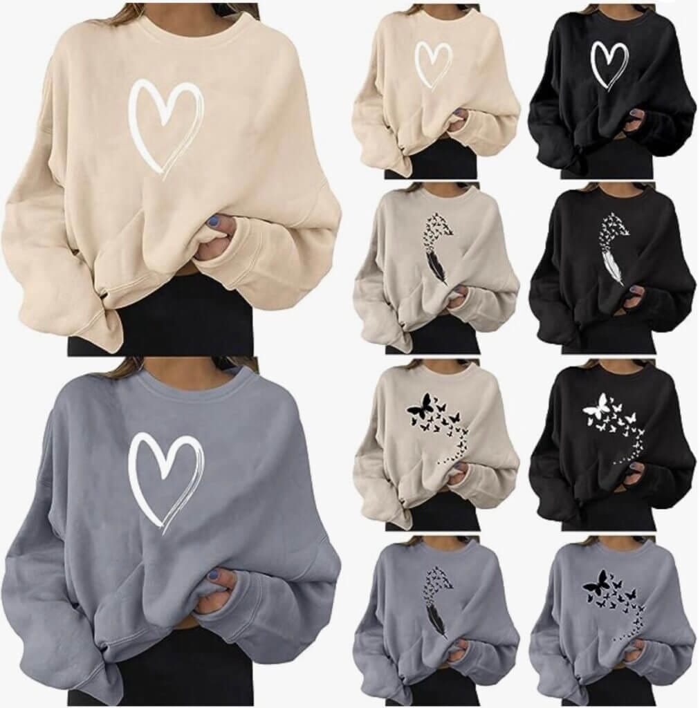 Damen Sweatshirt – 50% Rabatt