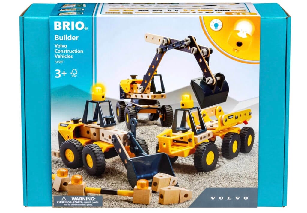 BRIO Builder Volvo Baufahrzeuge-Box – 32% Rabatt