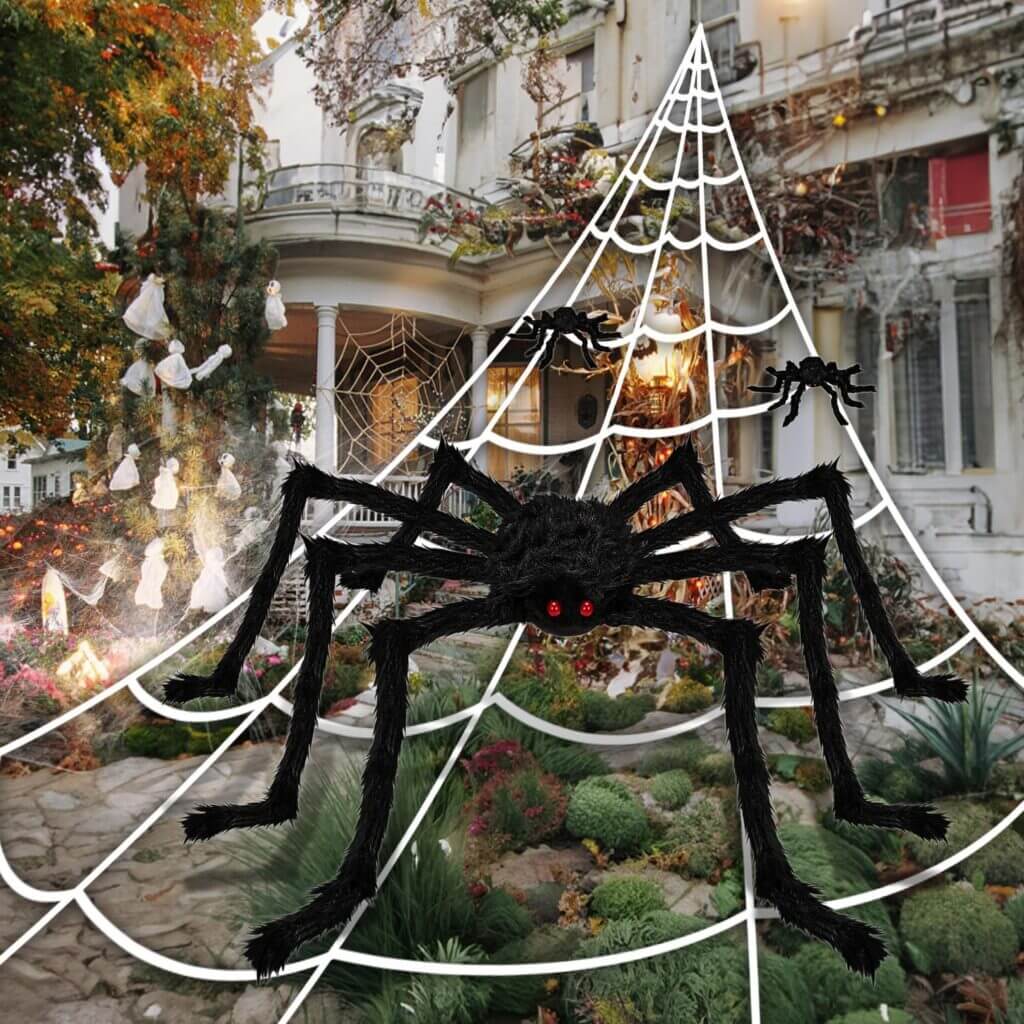 Halloween Deko Spinnennetz – 30% Rabatt