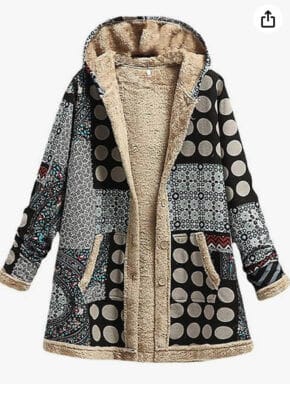 Retro Fleecejacke
