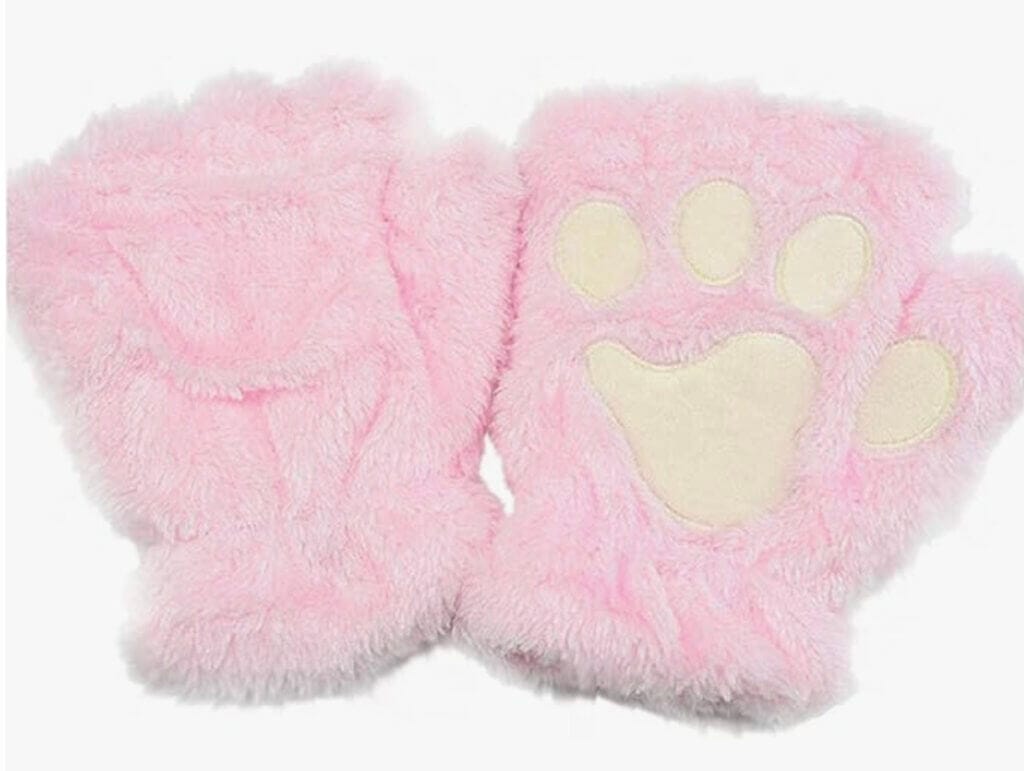 Halbfingerhandschuhe im niedlichen Katzenpfoten-Design – 50% Rabatt