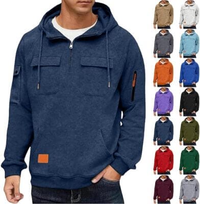 Herren Zipper Hoodie