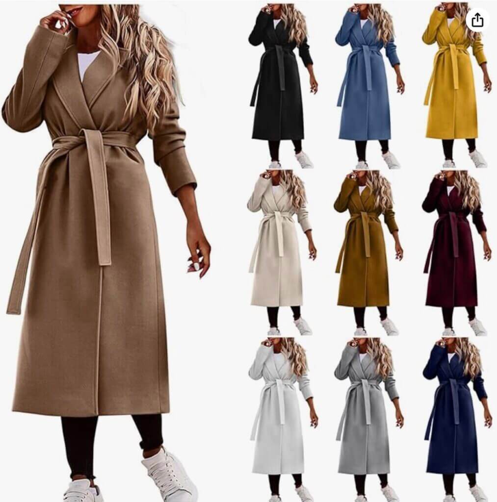 KONG JIMFAN Wintermantel für Damen – 50% Rabatt