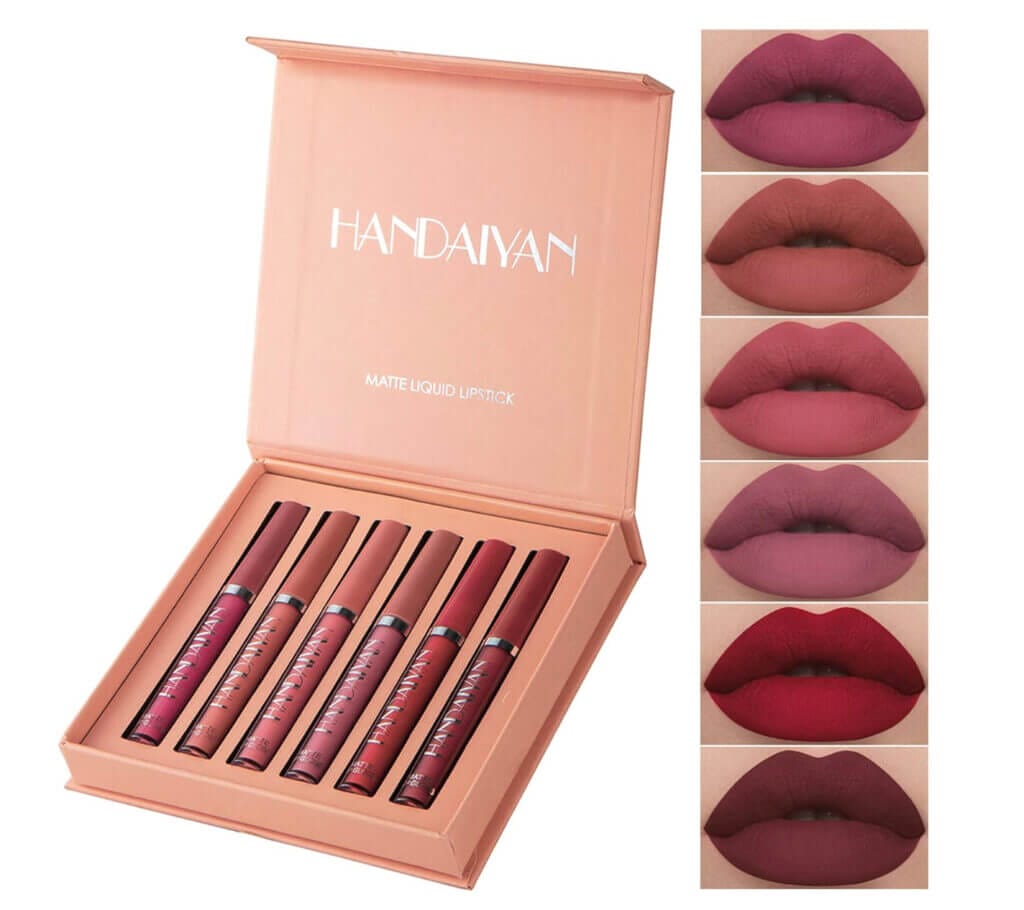 6-teiliges Liquid Lipstick Set – 50% Rabatt