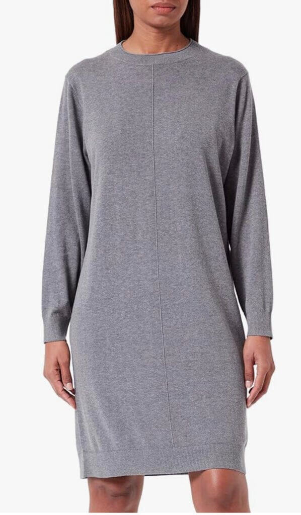 s.Oliver Damen Midikleid aus Strick – 52% Rabatt