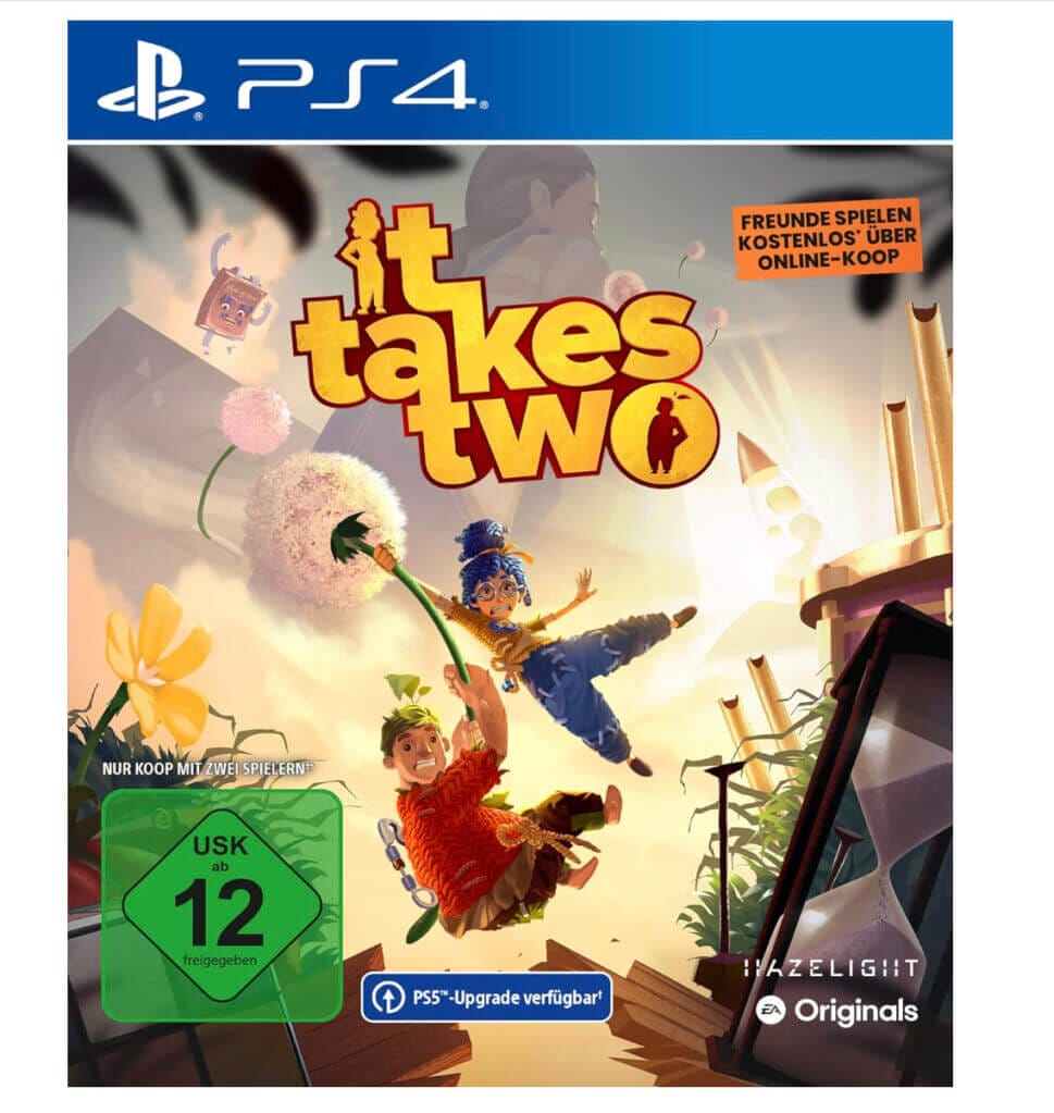 ‚It Takes Two‘ für PlayStation 4 (inkl. PS5 Version) – 52% Rabatt