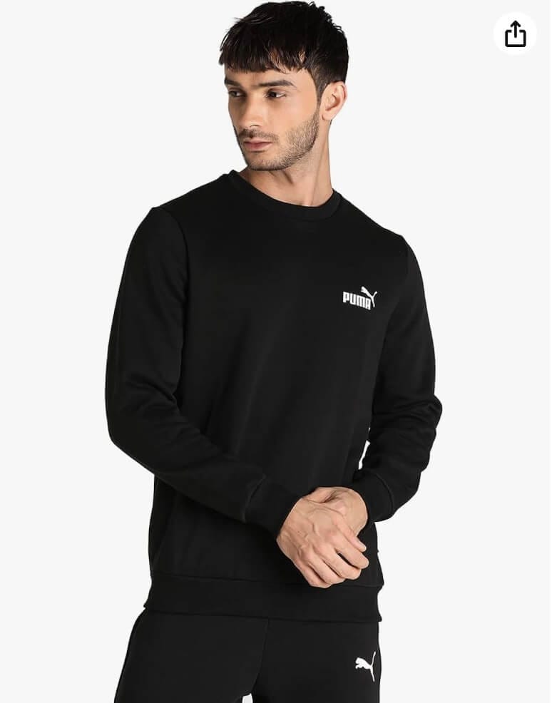 PUMA Herren ESS Small Logo Crew Sweatshirt – 46% Rabatt
