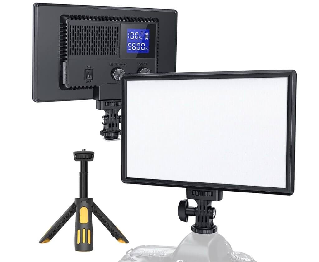 RALENO 116 LED Kamera Video Licht – 45% Rabatt