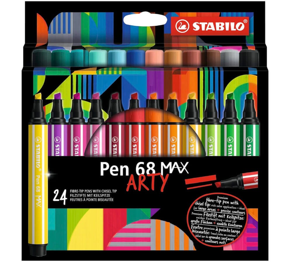 STABILO Pen 68 MAX ARTY 24er Pack – 35% Rabatt