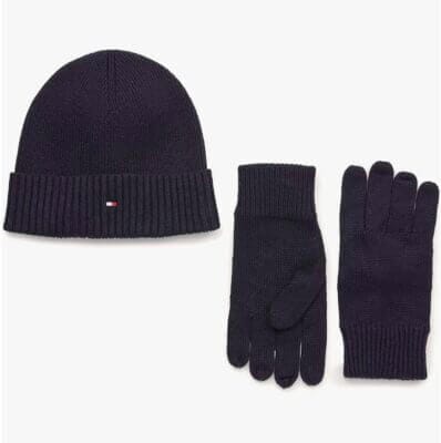 Tommy Hilfiger Herren Essential Beanie Handschuhe Gp Geschenkpackungen