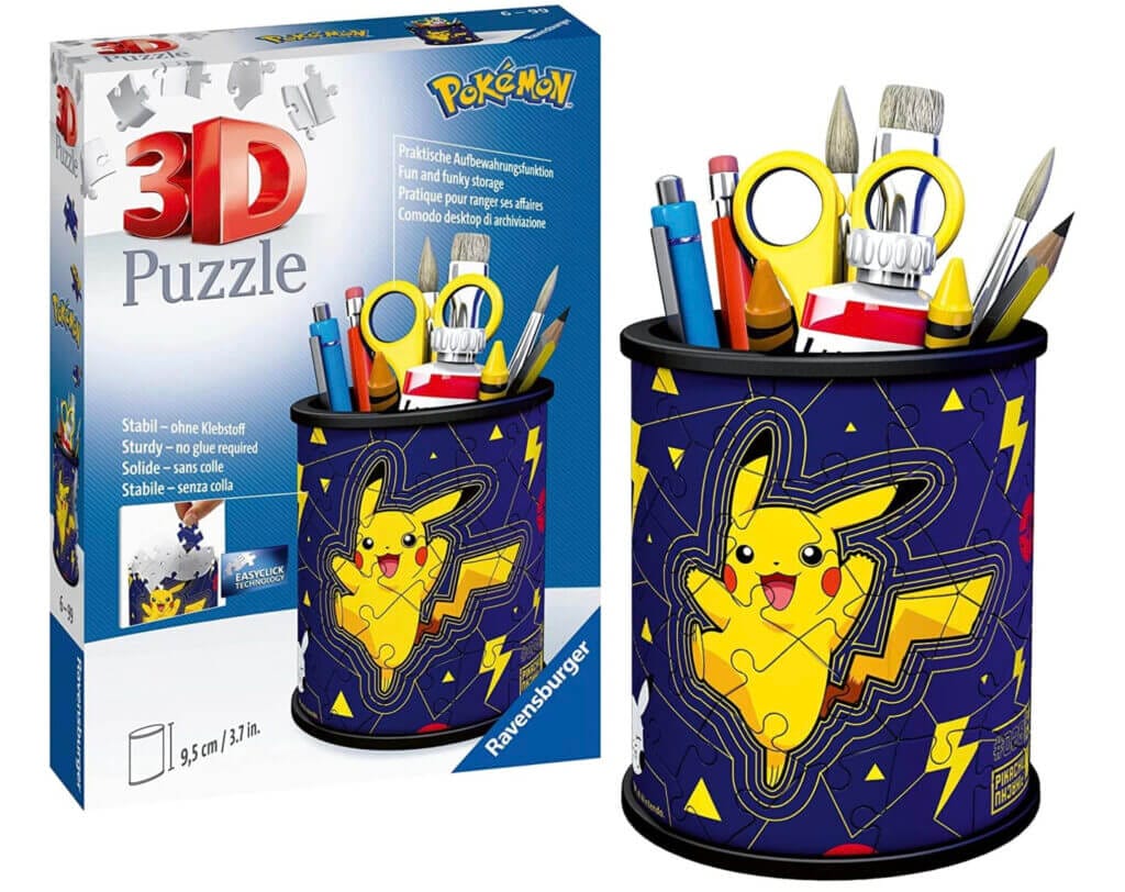 Ravensburger 3D Puzzle 11257 – Utensilo Pokémon Pikachu – 43% Rabatt