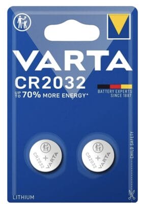 Wer jemals Billig-Knopfzellen gekauft hat, weiß diese hier zu schätzen: VARTA CR2032