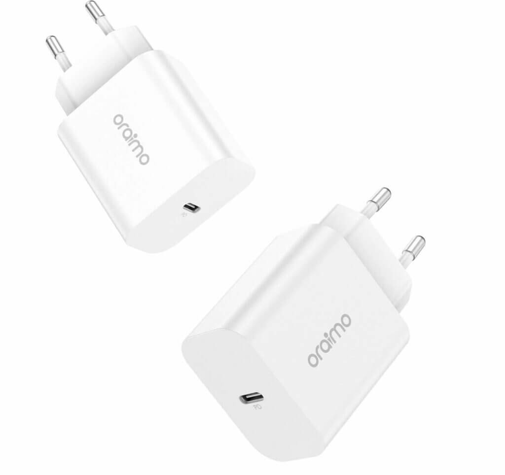 oraimo 20W USB C Adapter (2 Stück) – 40% Rabatt