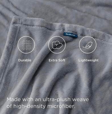 Graue Decke Bedsure Kuscheldecke von Bedsure