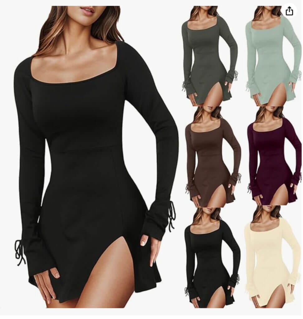 Modaworld Damen Bodycon Kleid – 50% Rabatt