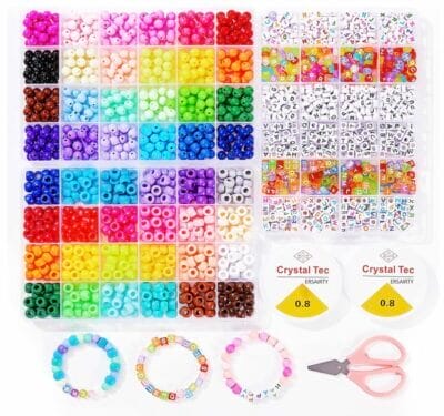 ERSAIRTY 54 Farben Pony Beads und Acrylperlen