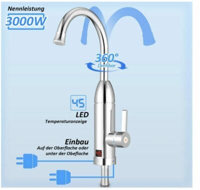 Wasserhahn Durchlauferhitzer