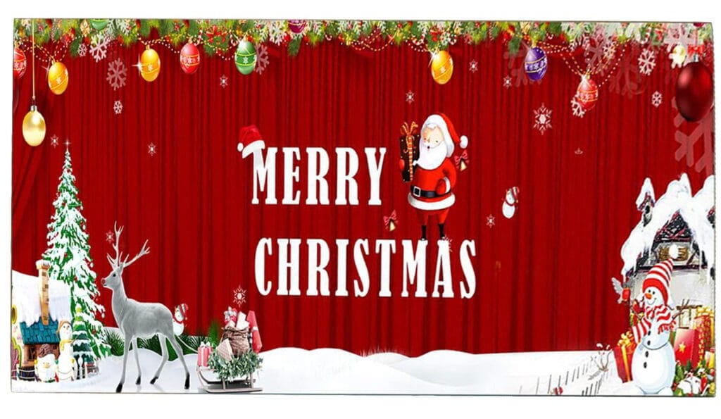 Weihnachtliche Fußmatte – 50% Rabatt