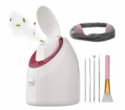 Gesichtssauna Gesichtsdampfer Professional Nano Ionen Warmer Nebel Gesichtsbefeuchter UV Gefilterter Dampf