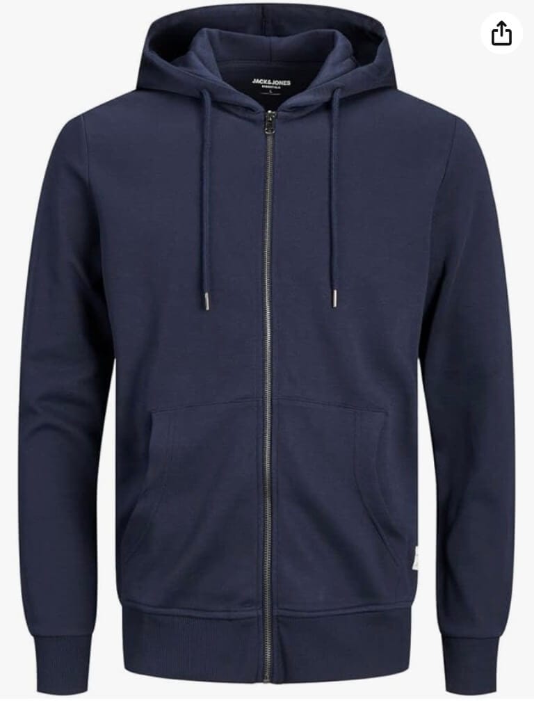 JACK & JONES Hoodie mit Reißverschluss – 47% Rabatt