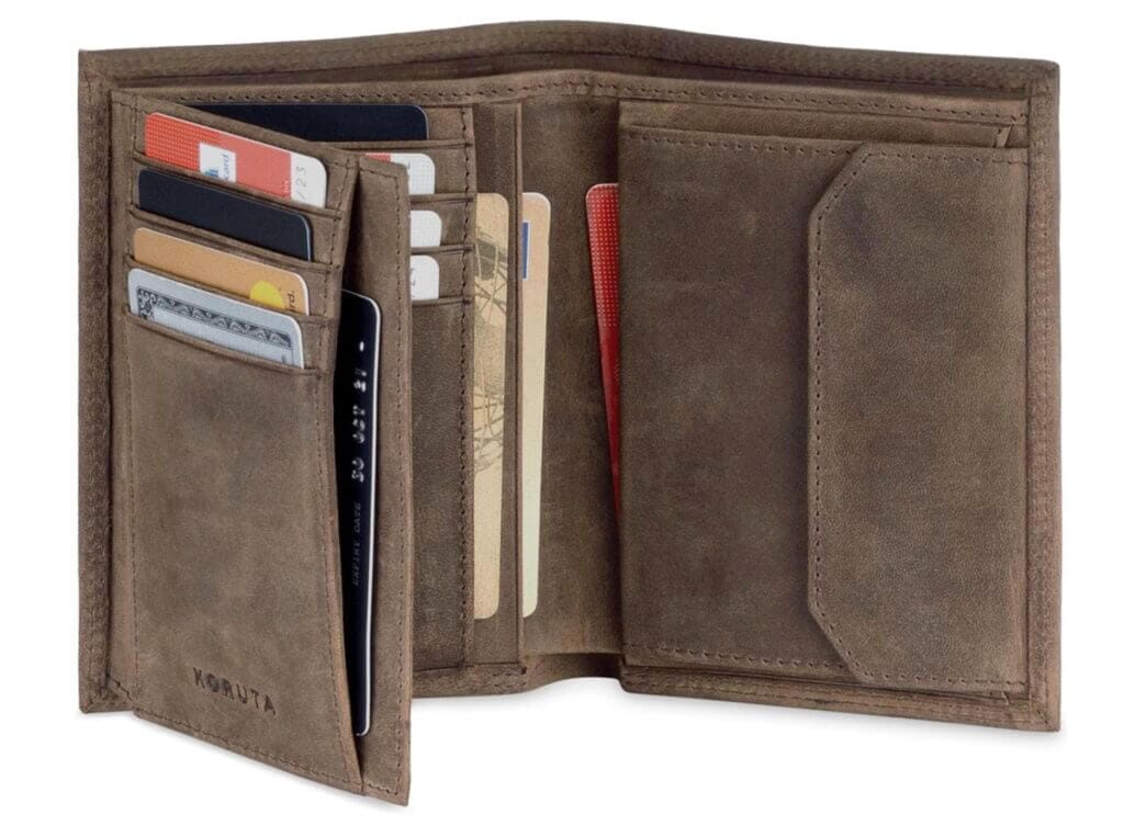KORUTA® Leder Geldbörse – 39% Rabatt