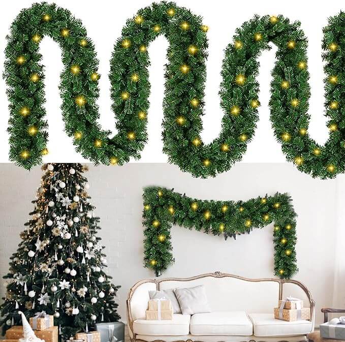 Künstliche Tannen Weihnachtsgirlande – 30% Rabatt