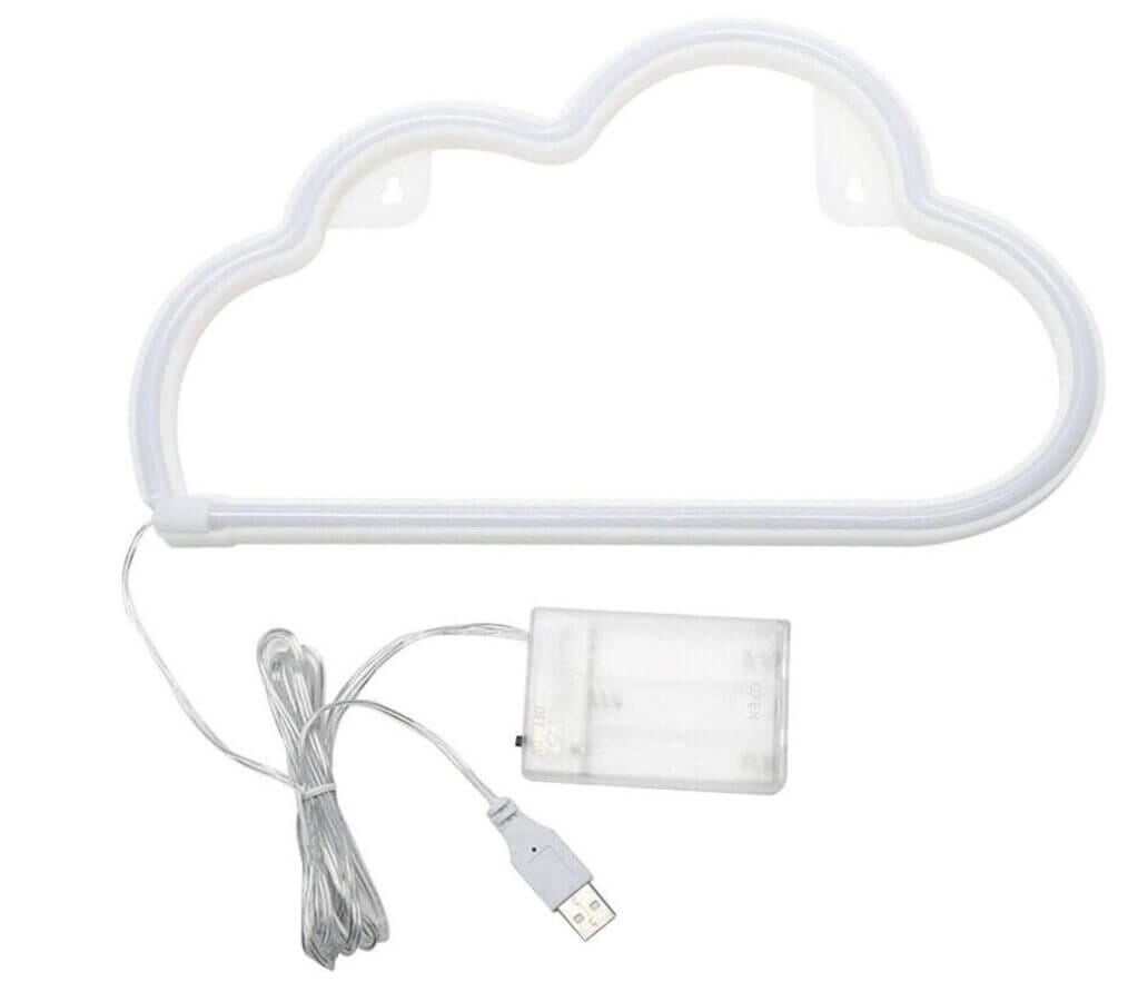 LED Wolke Neon Dekoration – 60% Rabatt