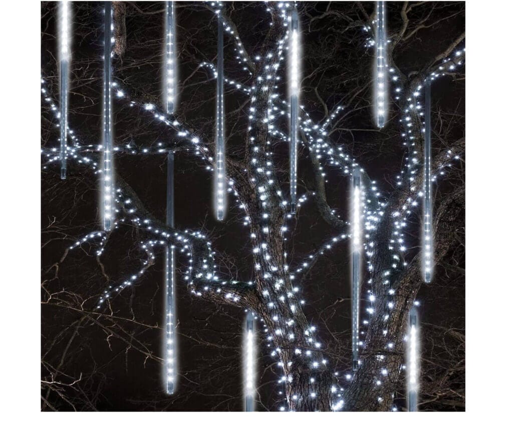Jiubiaz LED Lichterregen Lichterkette – 30% Rabatt