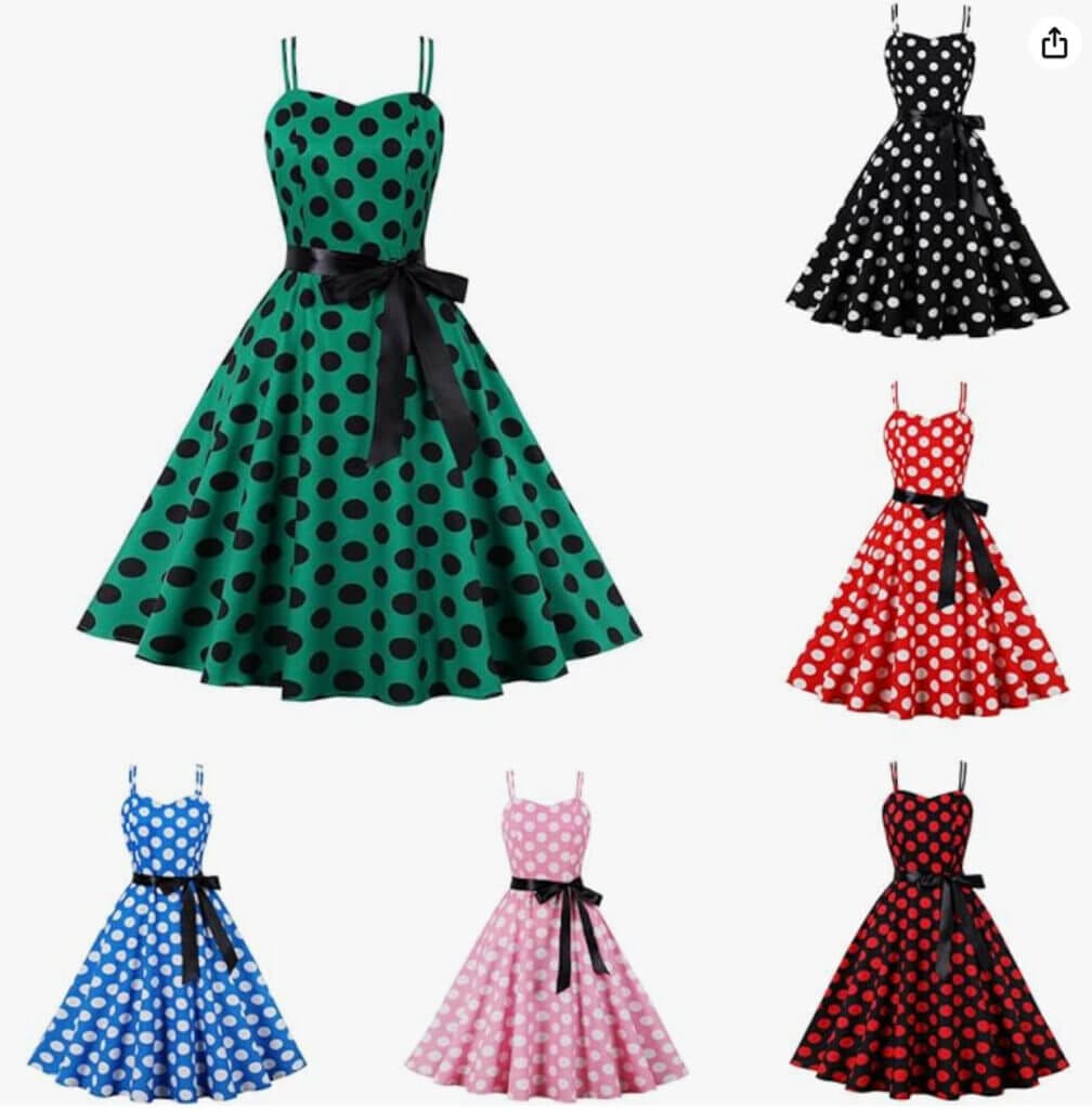 Kinder Punktkleid – 50% Rabatt