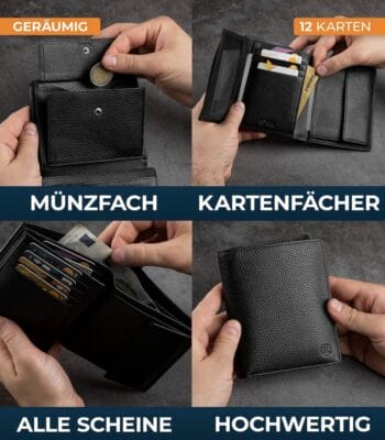 RUTAKO® Leder Geldboerse 1