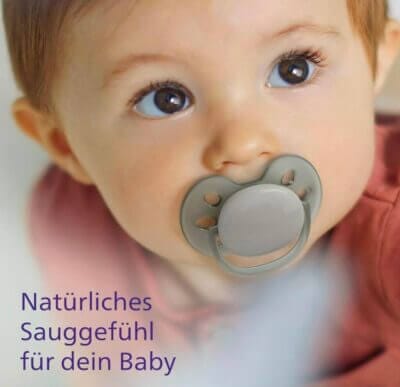 Philips Avent ultra soft Schnuller: Weicher Silikonsauger, symmetrisches Design, optimale Luftzirkulation, hygienischer Schutzdeckel.