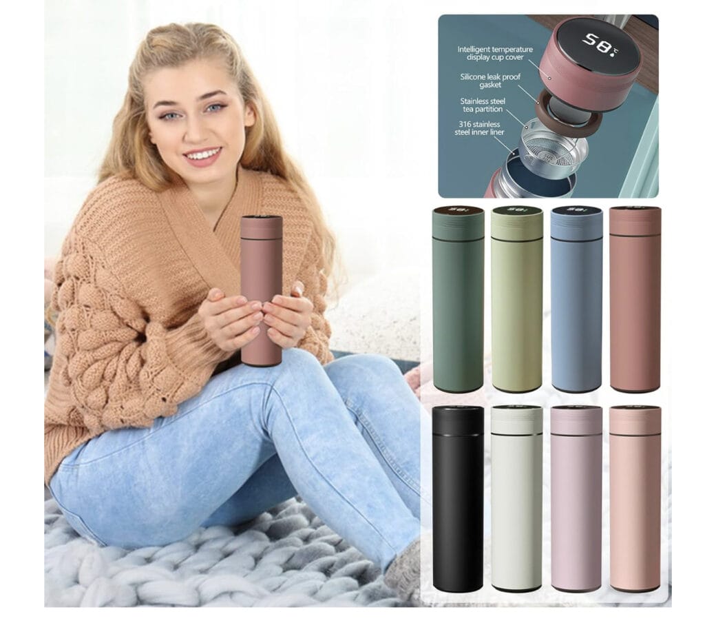 Isolierte Edelstahl Thermoskanne – 30% Rabatt