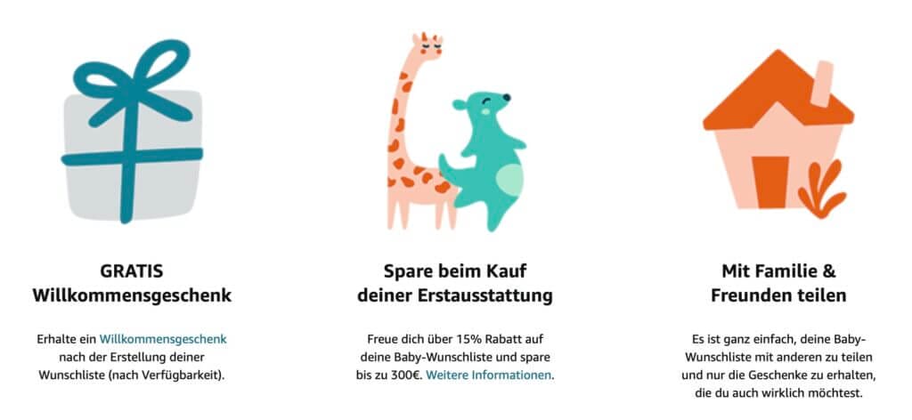 Die Amazon Baby Wunschliste 5 baby wunschliste