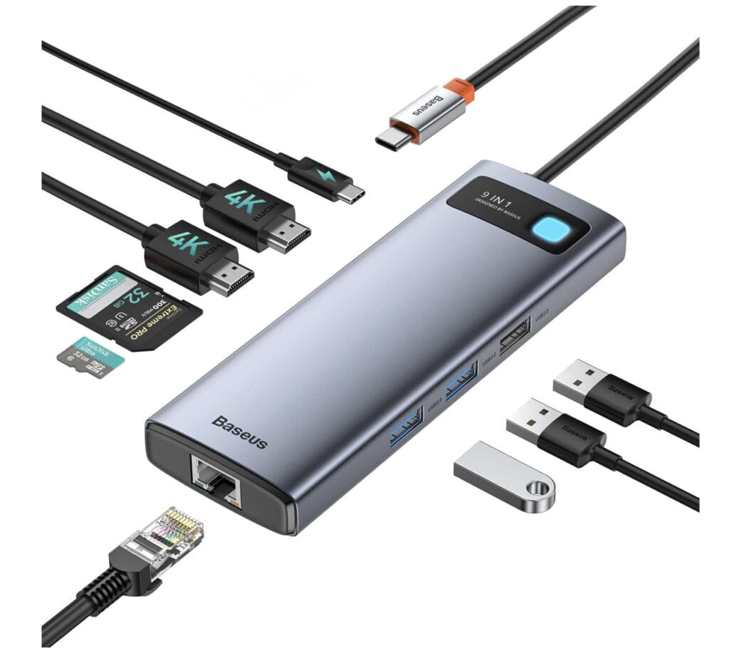 Baseus Docking Station 9-in-1 – 33% Rabatt