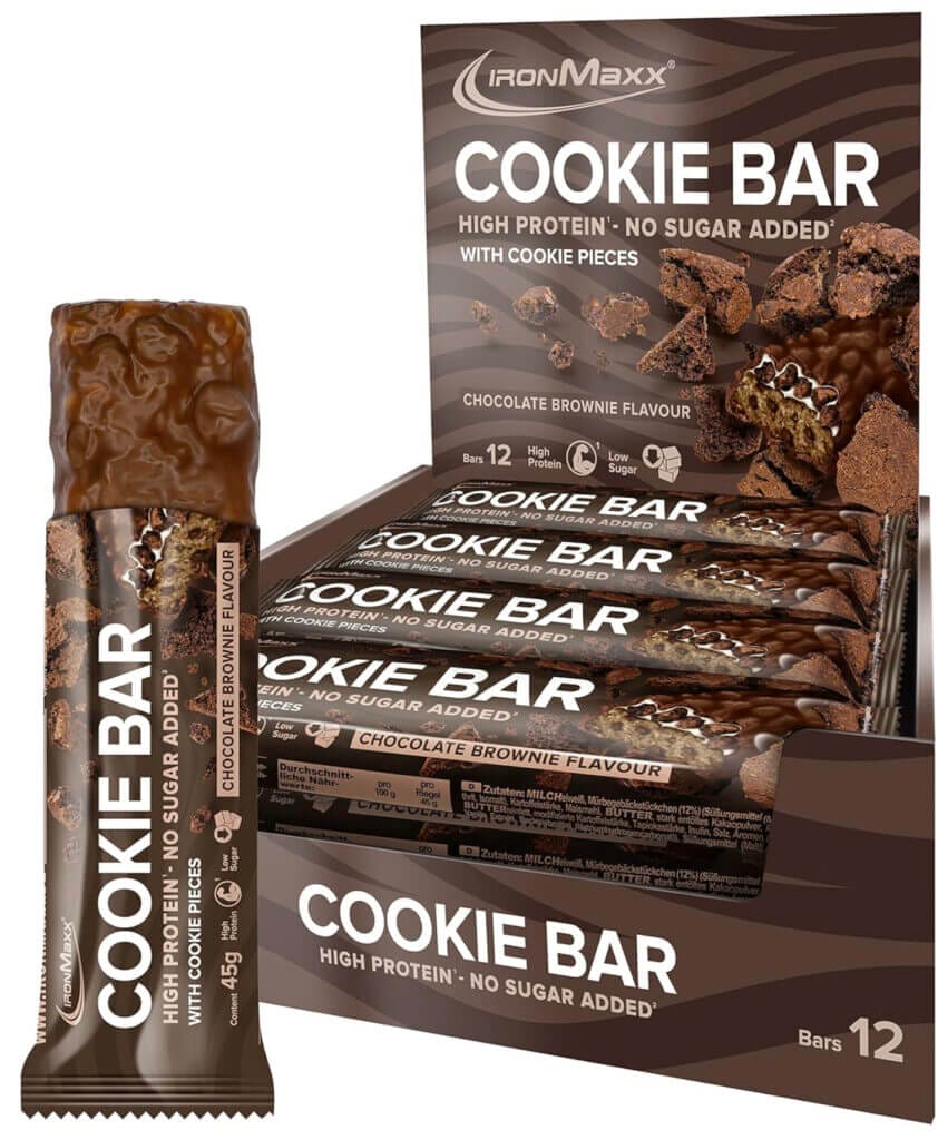 IronMaxx Cookie Bar 12x45g – 36% Rabatt
