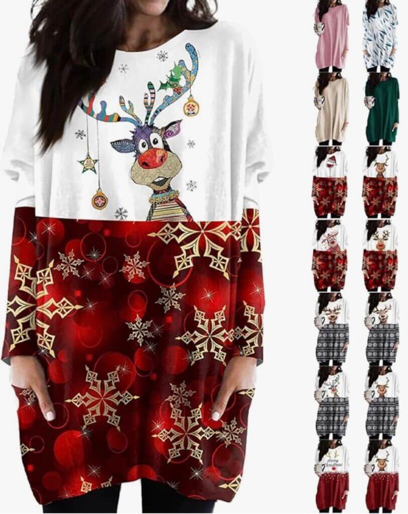 Weihnachtsshirt Damen – 50% Rabatt