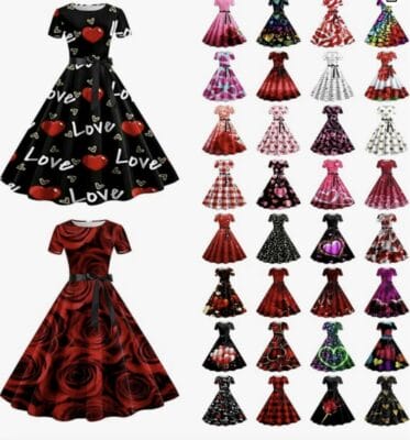 Valentinstag Kleid 