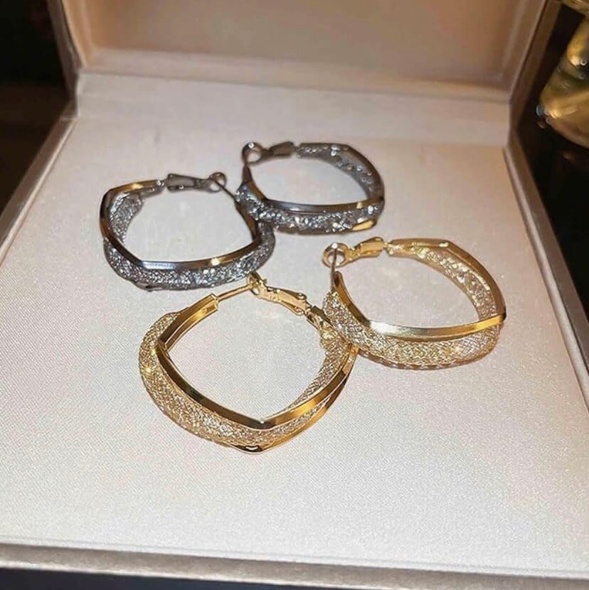 Lymphatische Mode ovale Ohrringe – 30% Rabatt