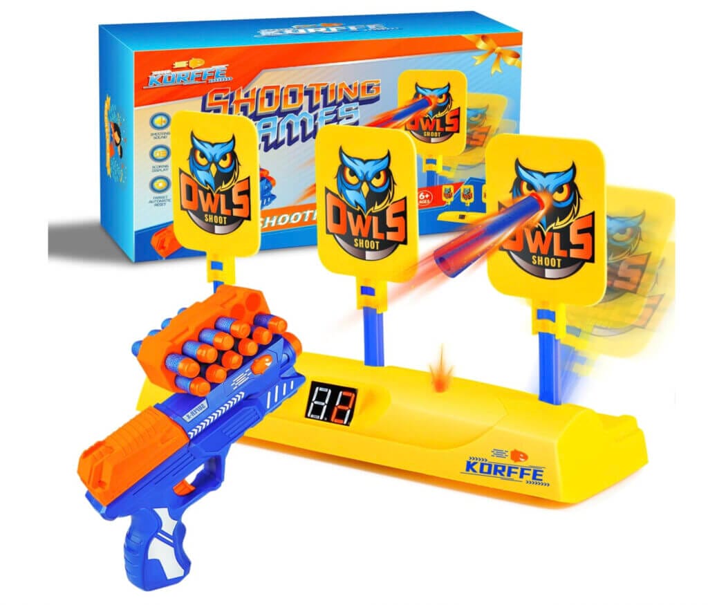 Korffe Spielzeug Pistole für Nerf Zielscheibe – 60% Rabatt
