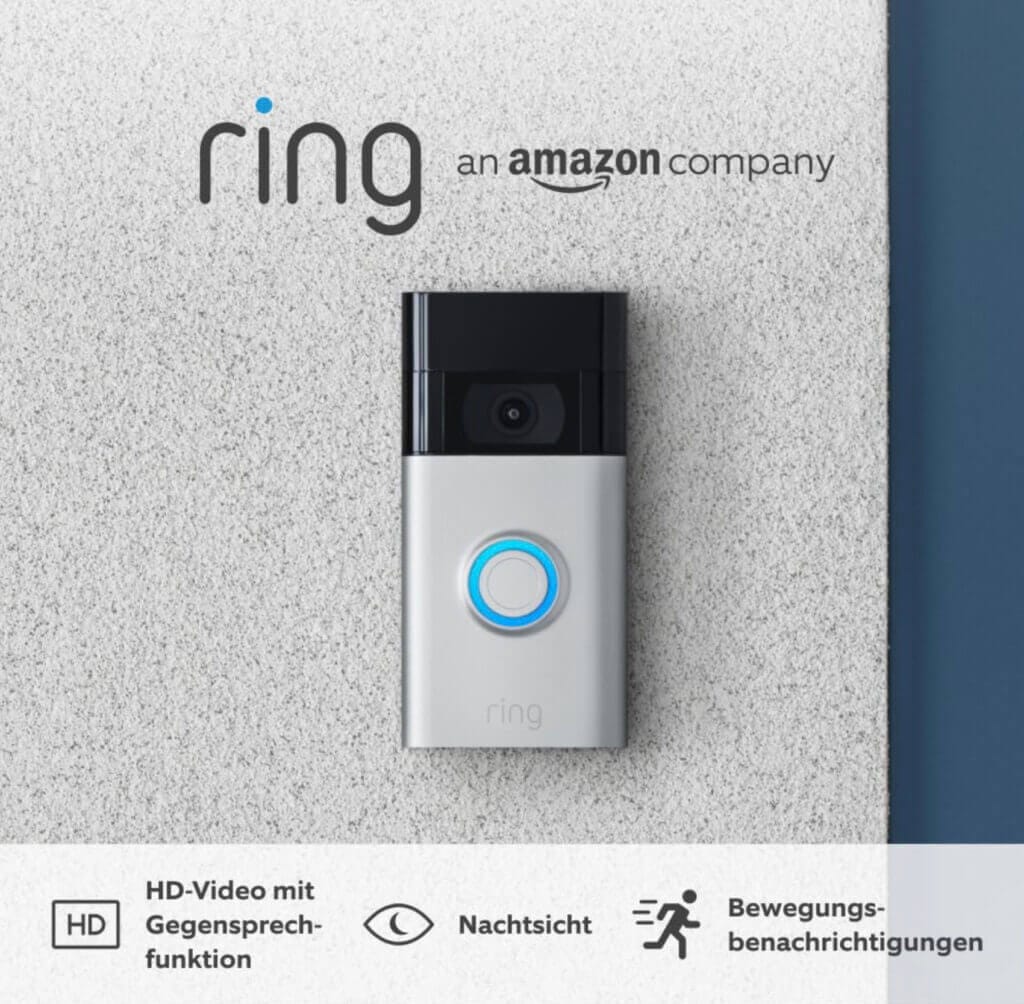 Ring Video-Türklingel Akku (2. Generation) – 30% Rabatt